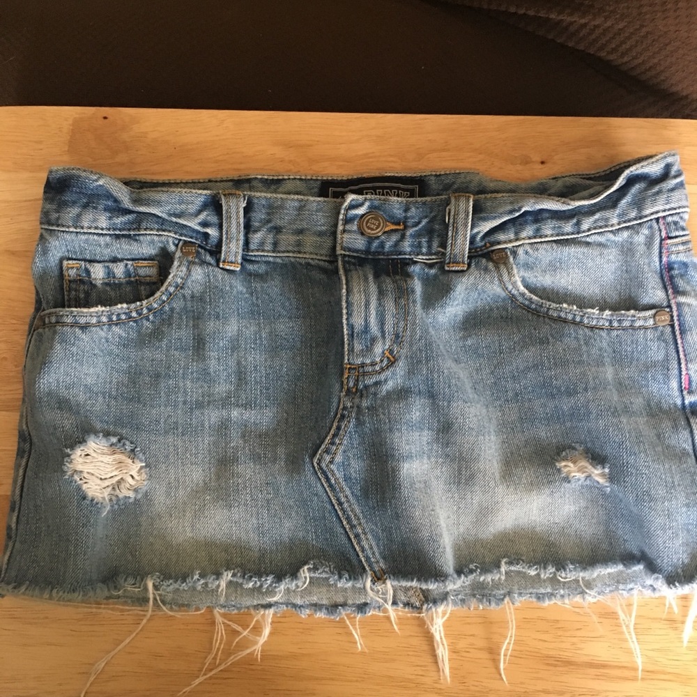 Victoria’s Secret PINK jean skirt